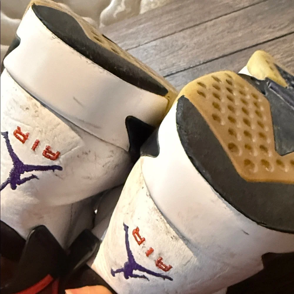 Nike Air Jordan 6 Retro LTR Flint Men's 13 US White Sneakers (C13125-100) - Picture 11 of 16